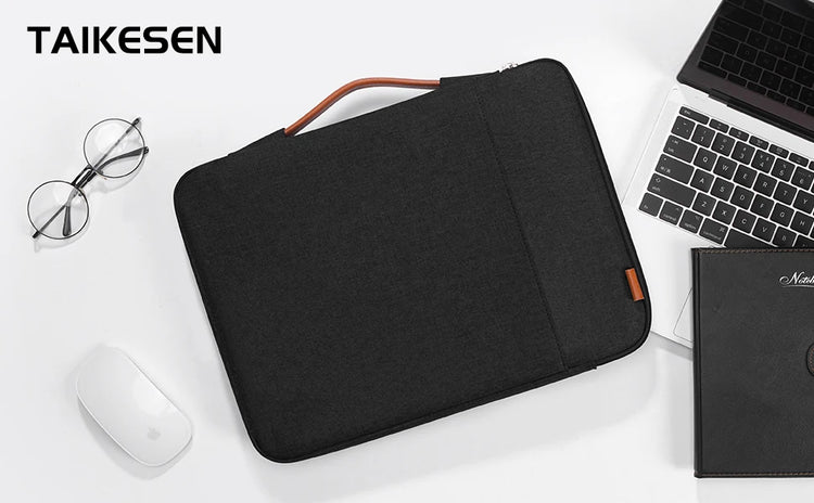 Slim laptop sleeve case protective 12"–15.6" padded cover for MacBook, Dell, Lenovo, and more
