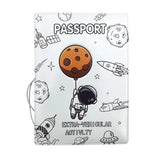3D "I Love Travel" Passport Holder – PVC Cover for Students & Travelers
