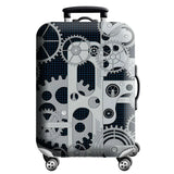 Thick Elastic World Map Luggage Protective Cover Zipper Suit For 18-32 inch Bag Suitcase Covers Trolley Cover Travel Accessories