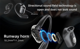 Bluetooth 5.4 Open-Ear Wireless Headphones 60H Playtime, Dual Mic, Sport Air Conduction Earbuds