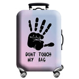 Thick Elastic World Map Luggage Protective Cover Zipper Suit For 18-32 inch Bag Suitcase Covers Trolley Cover Travel Accessories