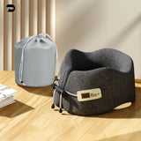 Memory Foam Travel Neck Pillow – U-Shaped Headrest for Airplane & Car