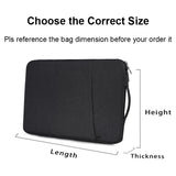 Laptop Sleeve Handbag Waterproof Case for 13"–15.6" Laptops