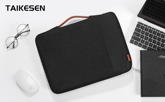 Slim laptop sleeve case protective 12"–15.6" padded cover for MacBook, Dell, Lenovo, and more