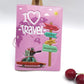 3D "I Love Travel" PVC Passport Cover