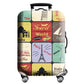 World Map Elastic Suitcase Cover (18–32")