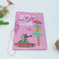 3D "I Love Travel" PVC Passport Cover