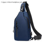 Anti-Theft USB Sling Bag for Men
