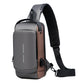Anti-Theft USB Sling Bag for Men