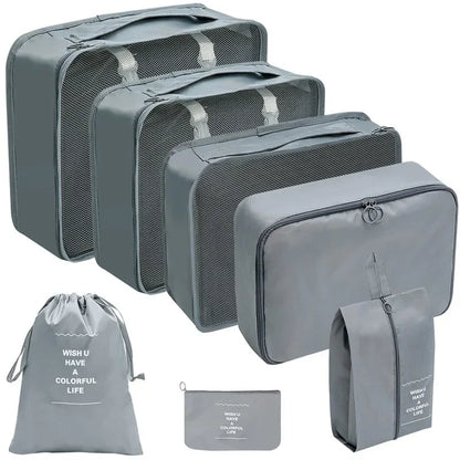 8-Piece Travel Packing Cube Set
