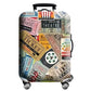 World Map Elastic Suitcase Cover (18–32")