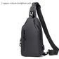 Anti-Theft USB Sling Bag for Men