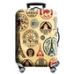 World Map Elastic Suitcase Cover (18–32")