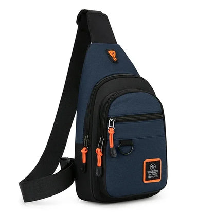 Anti-Theft USB Sling Bag for Men