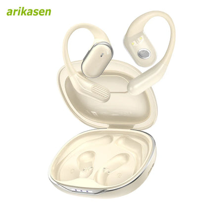Bluetooth 5.4 Open-Ear Sport Earbuds – 60H Playtime