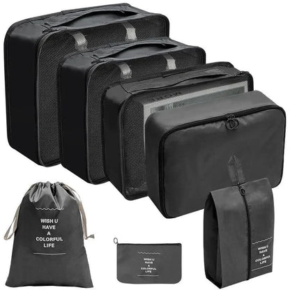 8-Piece Travel Packing Cube Set