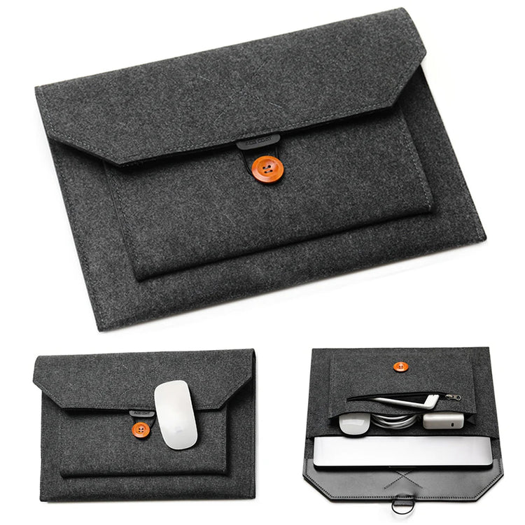 Lightweight multifunctional tablet and laptop handbag, portable protective case for iPad, MacBook, and accessories