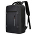 Waterproof men’s business backpack with USB charging port fits 15.6 inch laptop, ideal for travel, school, and commuting